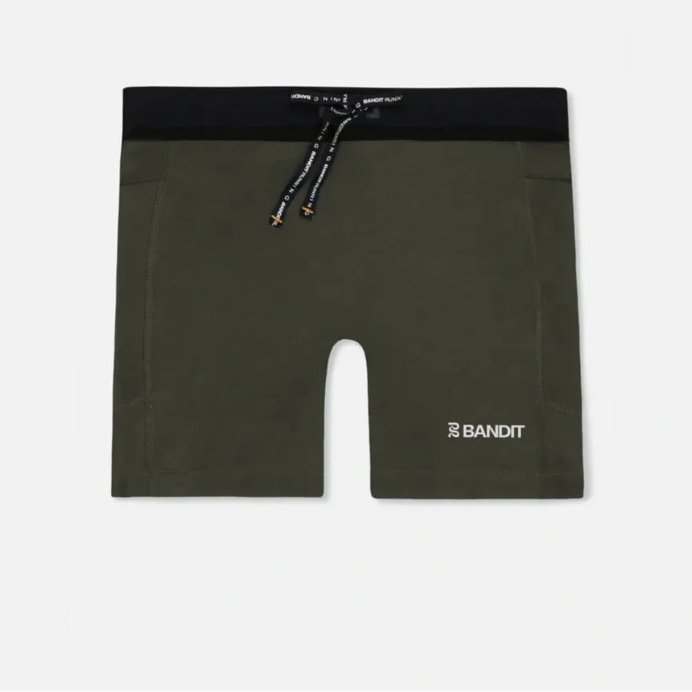 Bandit Running Women’s Stamina™ 5" Women's Compression Shorts - Dark Fatigue - Picture 2 of 5